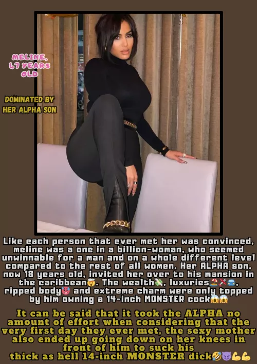 Alpha no diffs his sexy mom