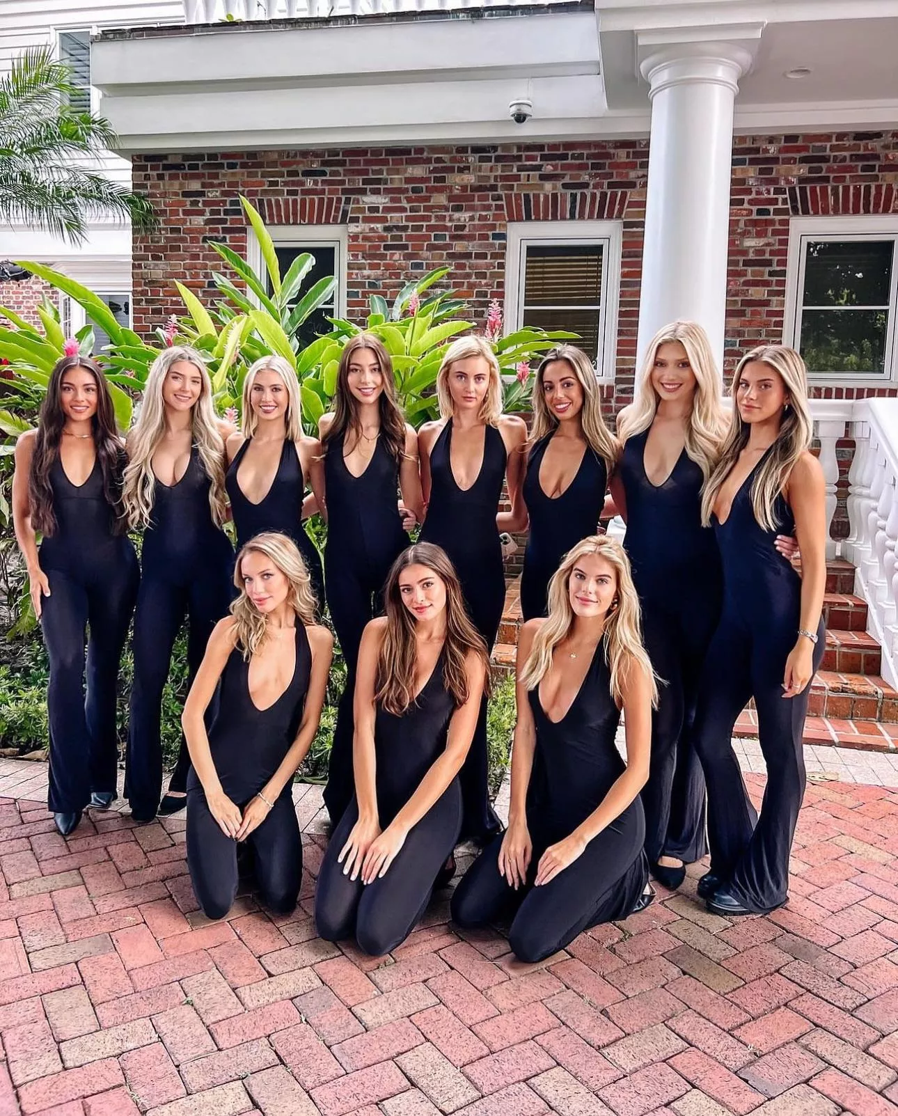 Babes in black. 1-8 up top, 9-11 in front