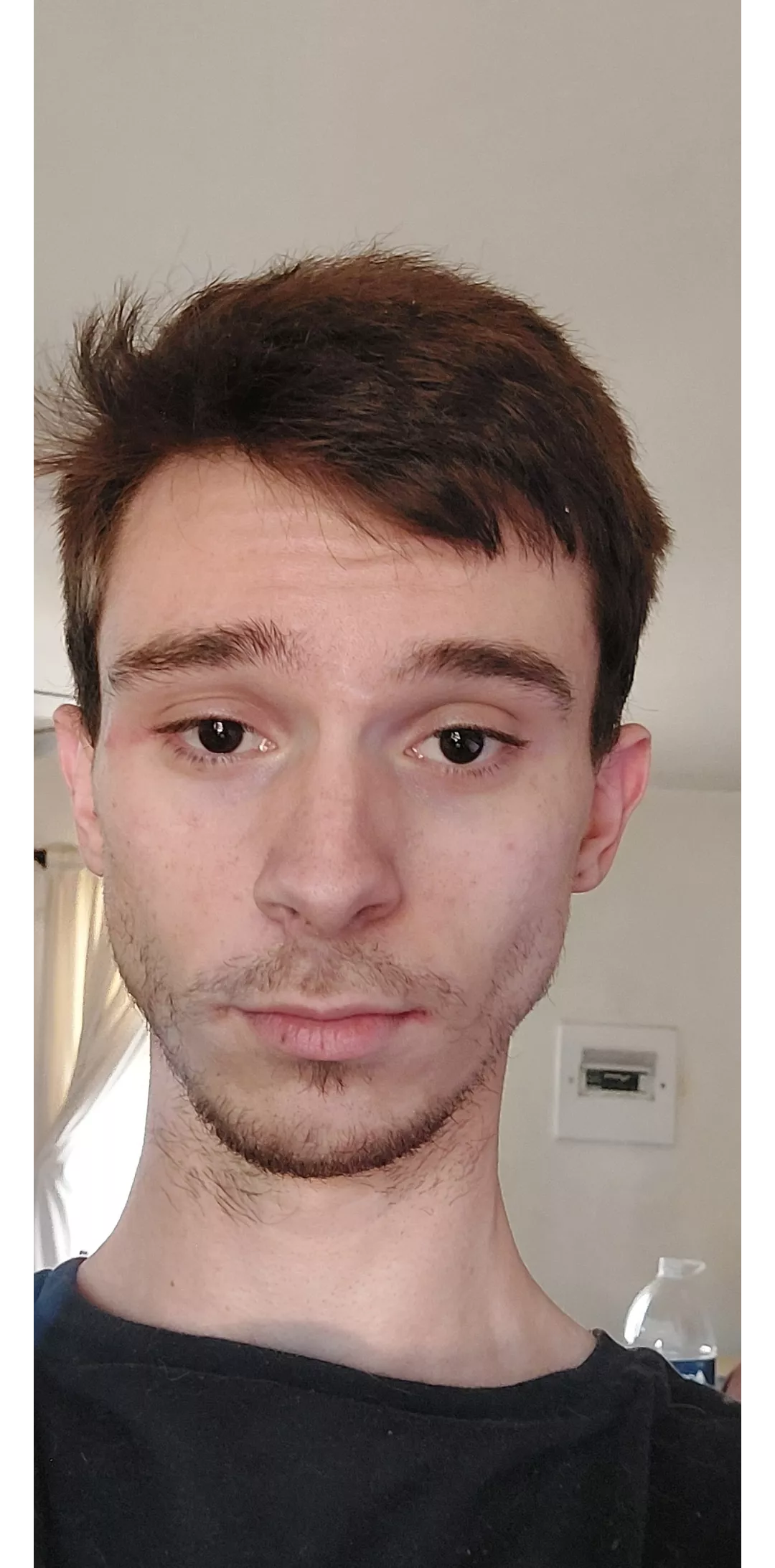 Brown hair this time