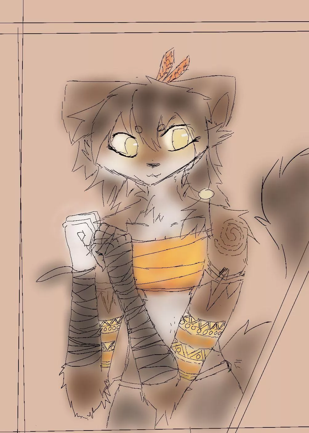 Can my oc beet yours in a duel? >:3 Art by me