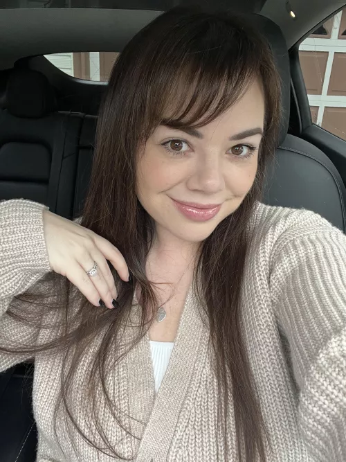 Car selfie before running errands!