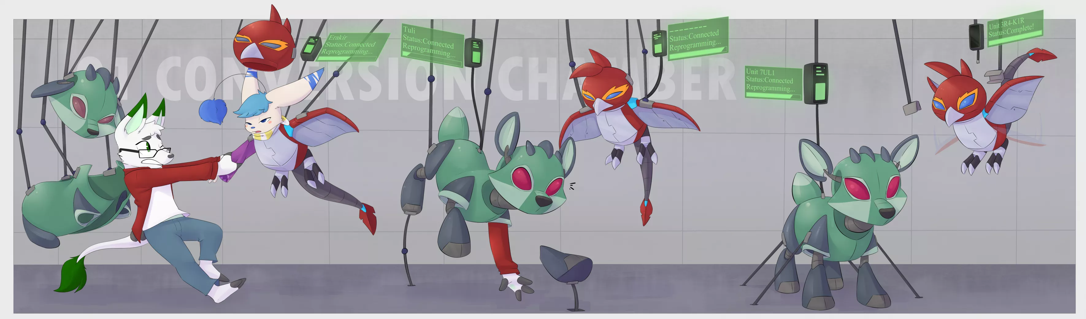 Conversion Chamber [2M ➔ Robot Neopets] Fauvfox