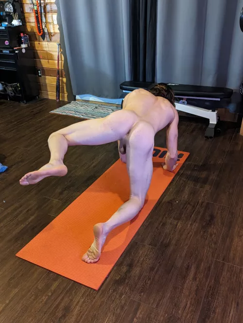 Don't mind me, just stretching