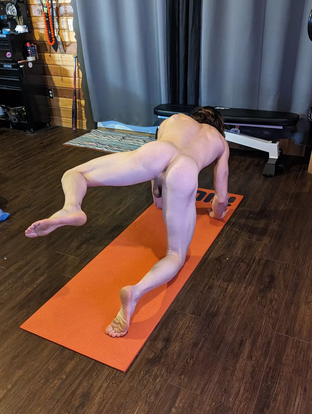 Don't mind me, just stretching