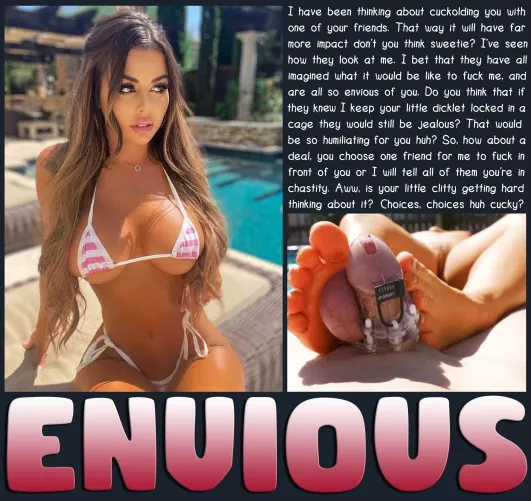 ENVIOUS [chastity] [femdom] [cuckold]