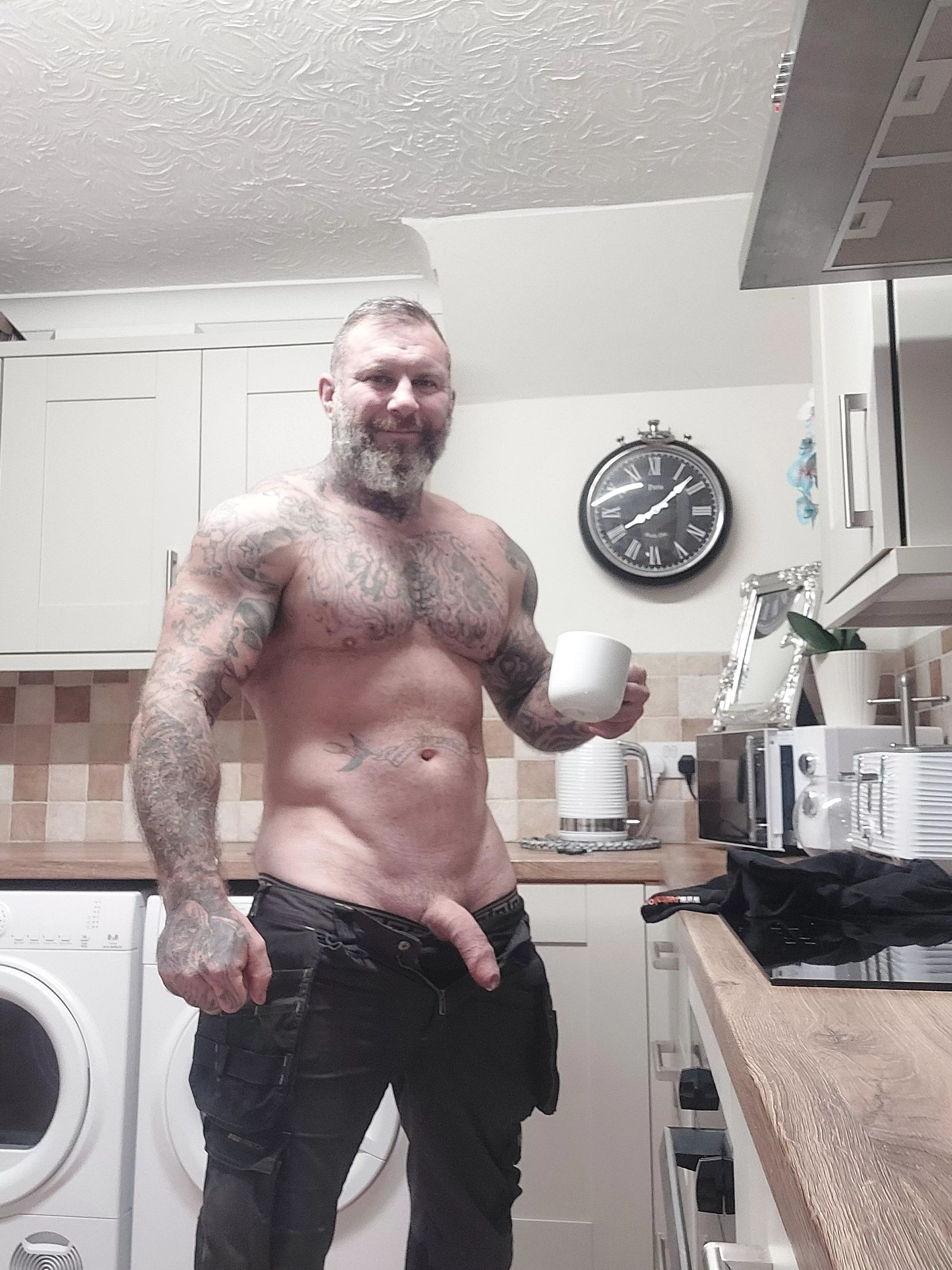 Good morning, coffee and cock