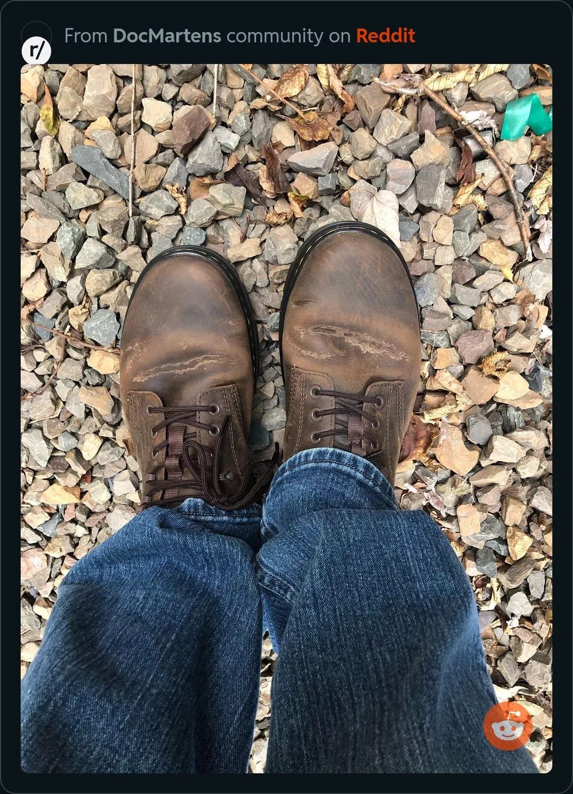 Got doc martens for work and after the second day they look like I have some dried road salt on them. What gives ? The boots have not been exposed to anything wet or salty or dirty at all. It’s like it’s coming from inside the boot , anything I shoul