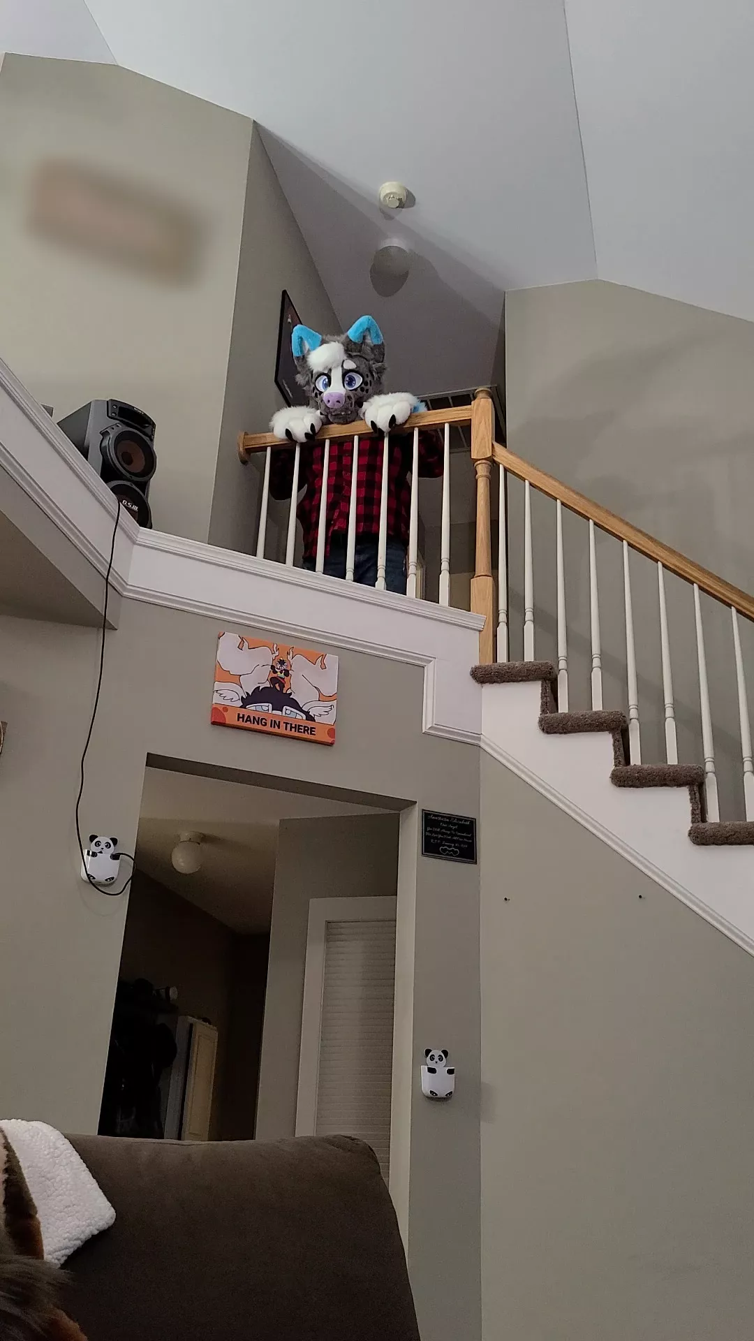 He's watching from above!