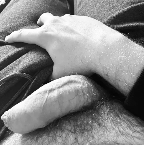 How would you get my soft uncut cock hard? (23)