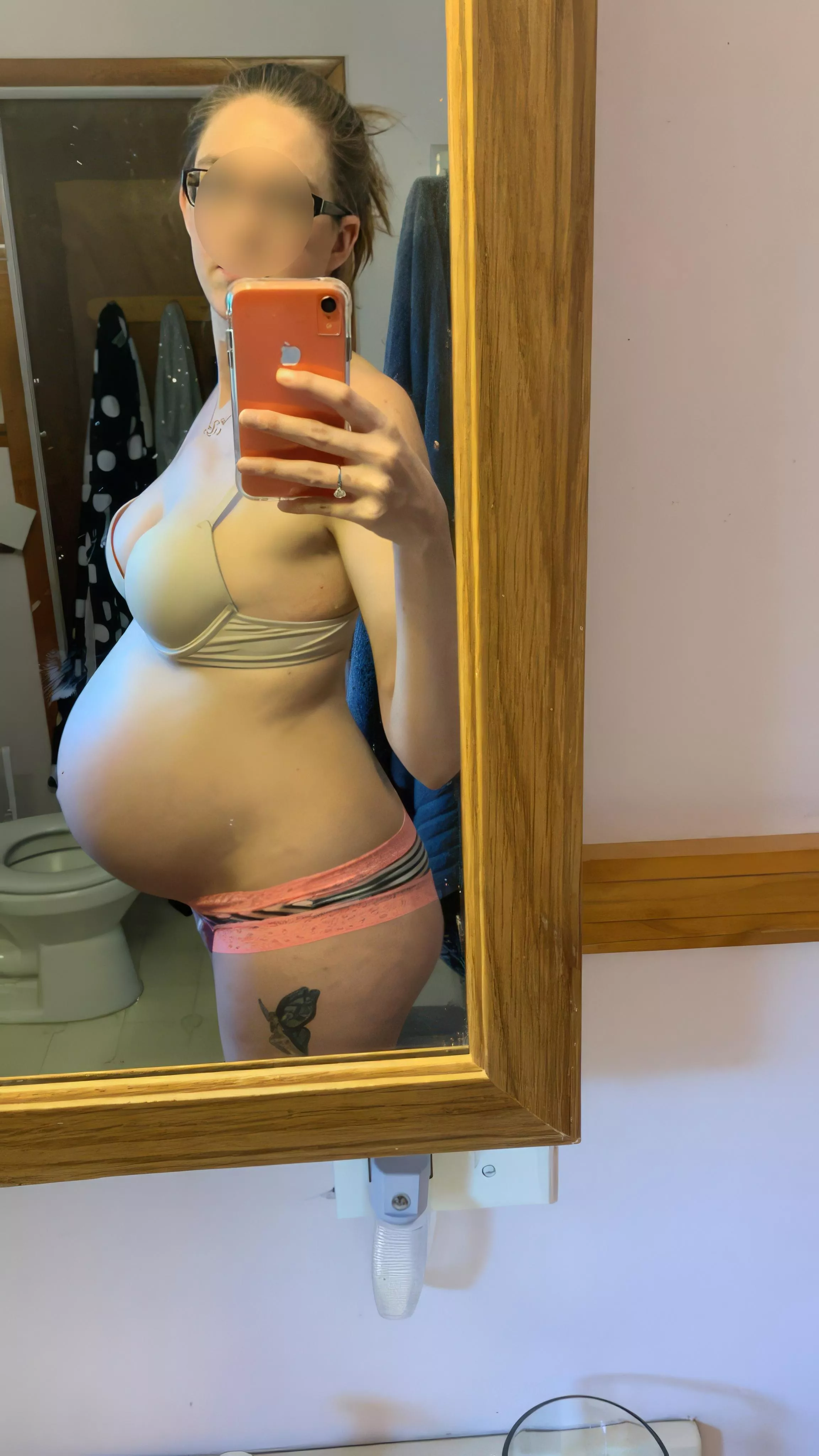 More pregnant and less naked than yesterday