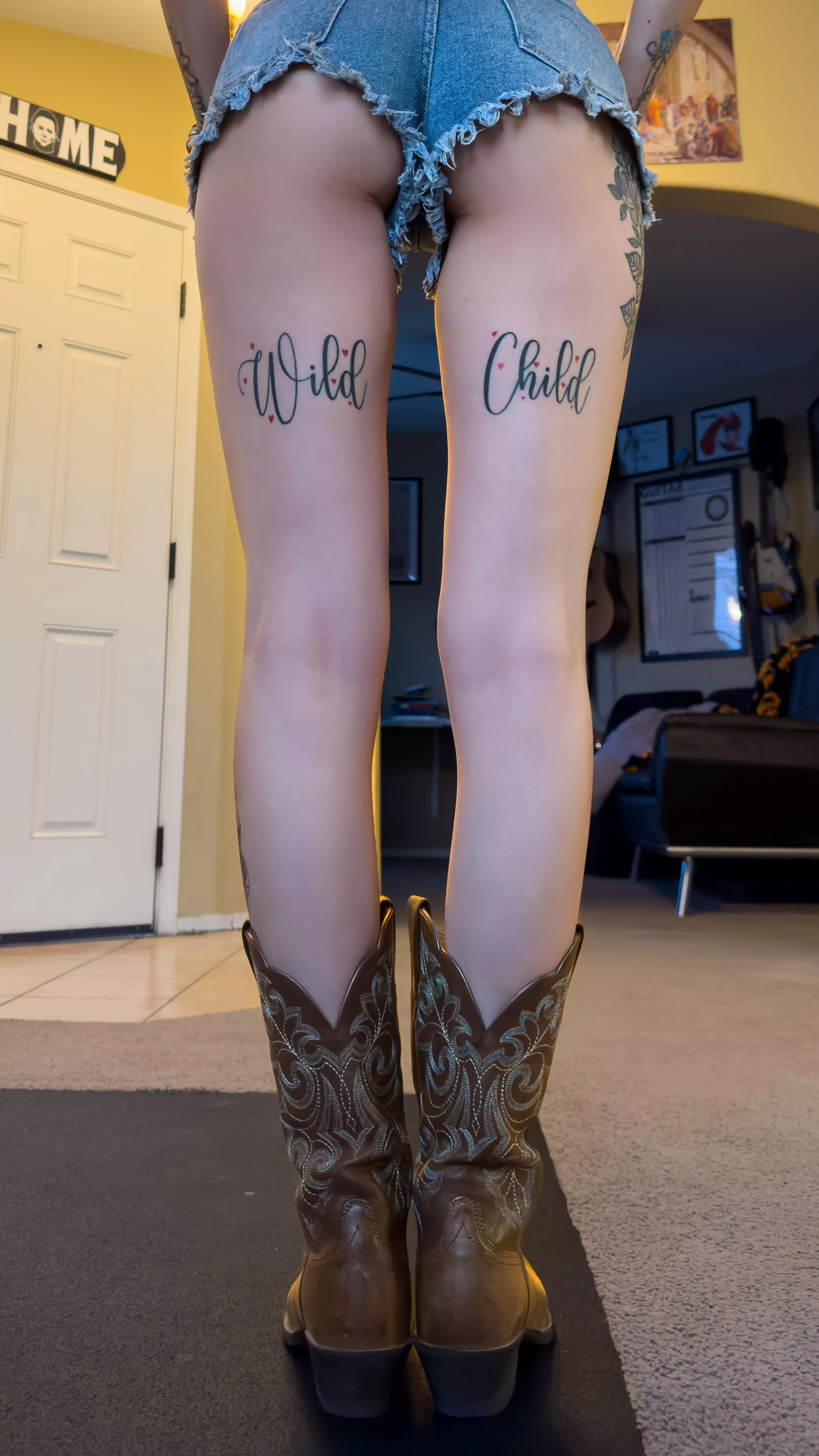 My cute little butt in cute little daisy dukes