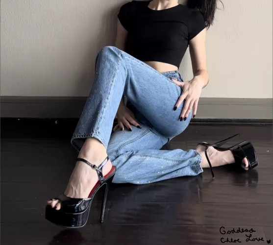 What do you say when I let you lick my shoes...