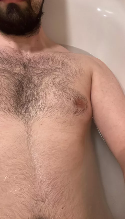 Would you like to stroke my chest hair?😈 Dms open 💪🏼