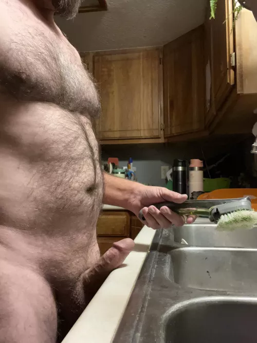 (44) Doin some last minute chores to end my birthday.