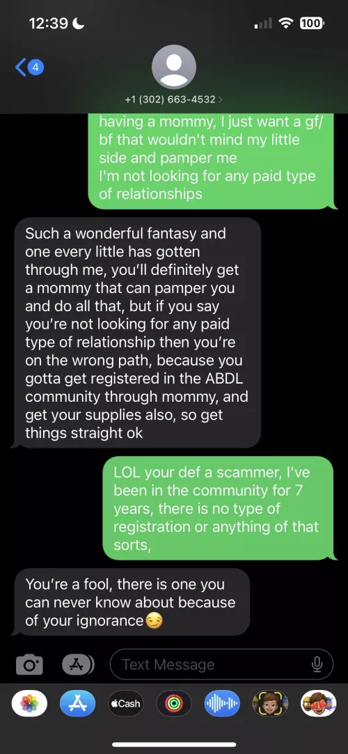 Definitely a scammer right?