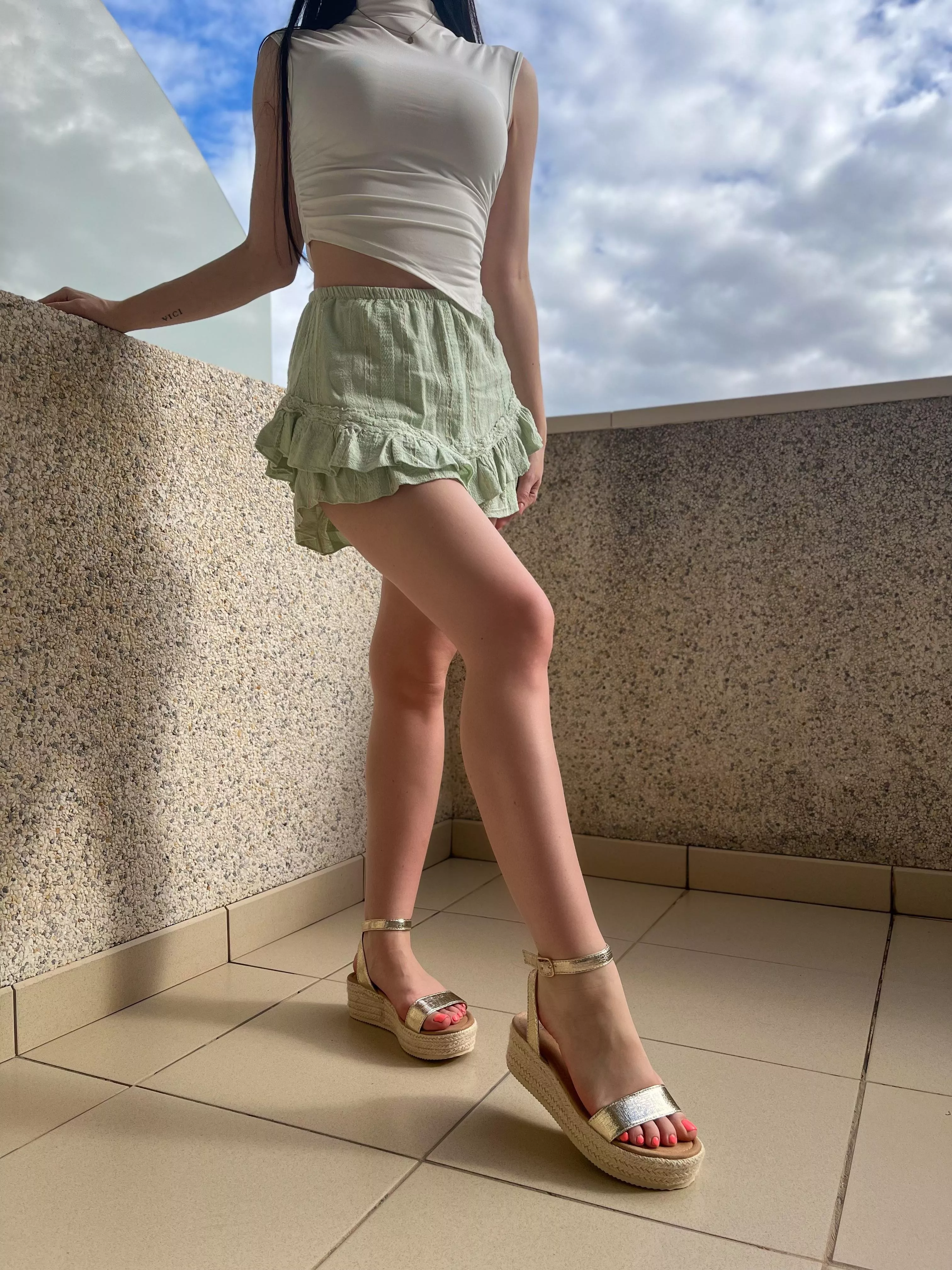 Enjoying the weather!