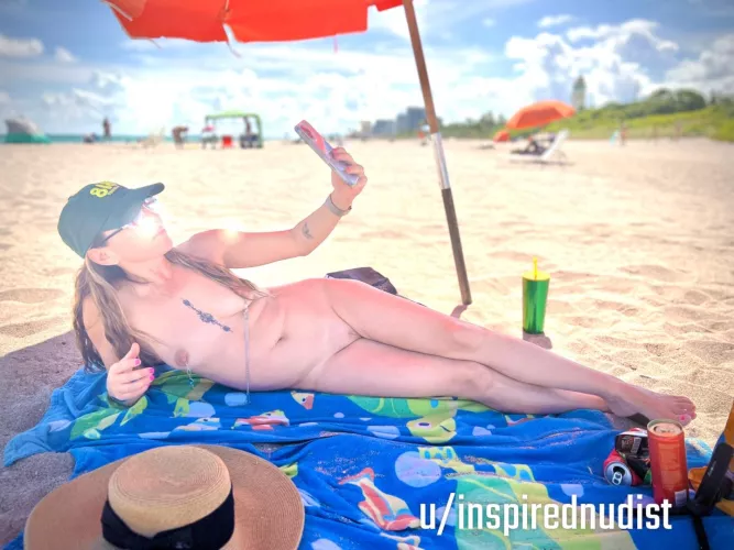 Ever FaceTime friends from the nude beach?