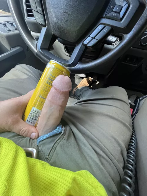 Hope the lady next door sees me