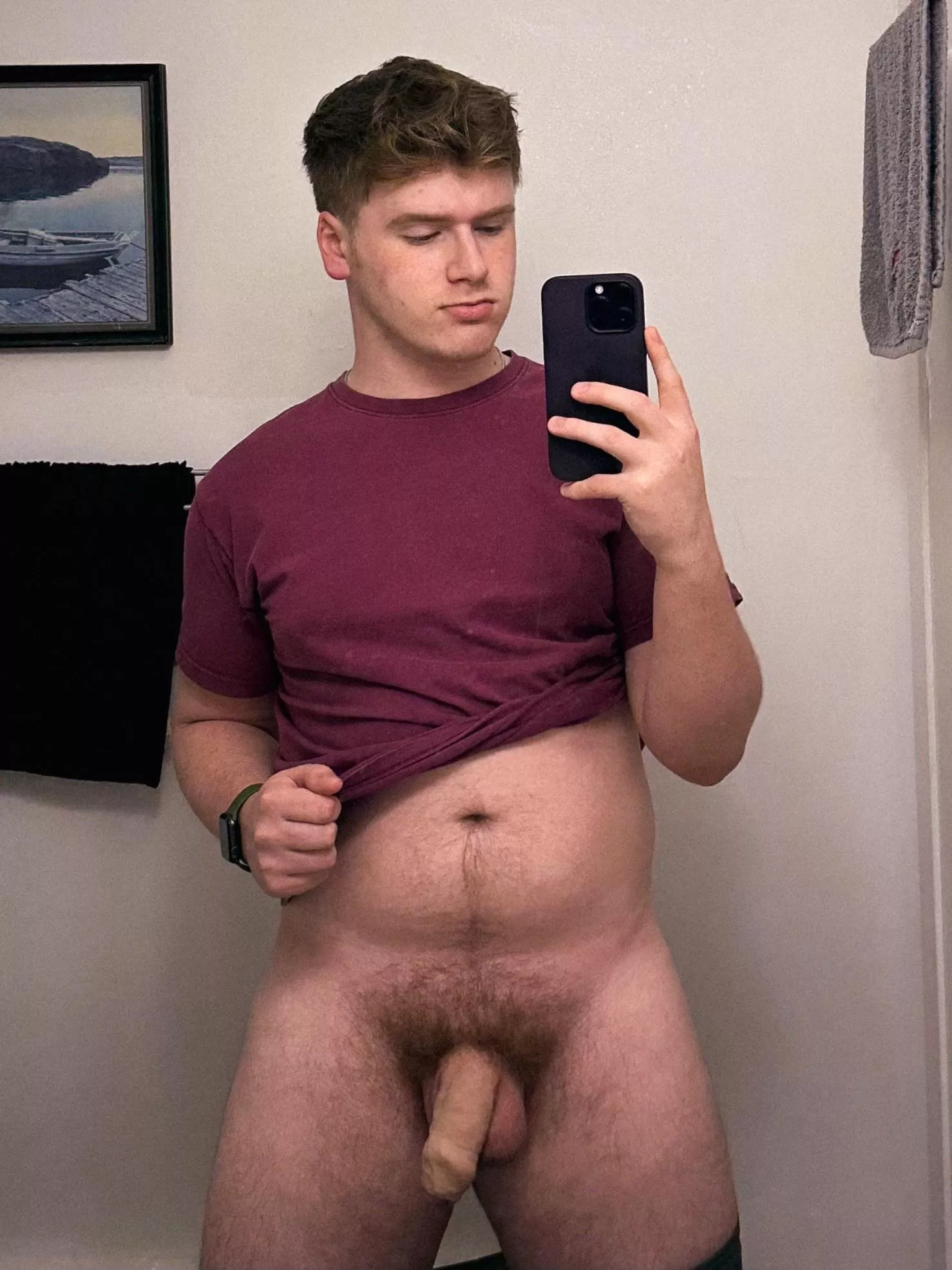 If you start by sucking my balls it’ll be rock hard in no time 😈