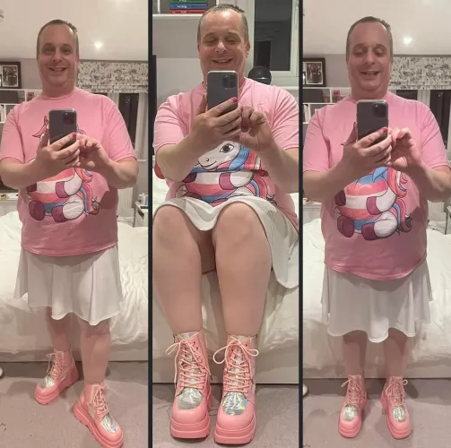 I’m an older person, but try to dress appropriately.