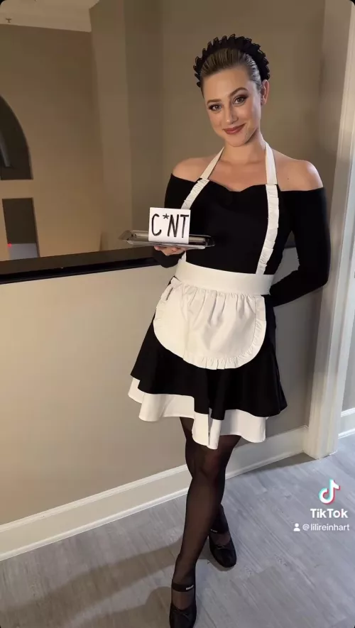 Lili Reinhart as your maid