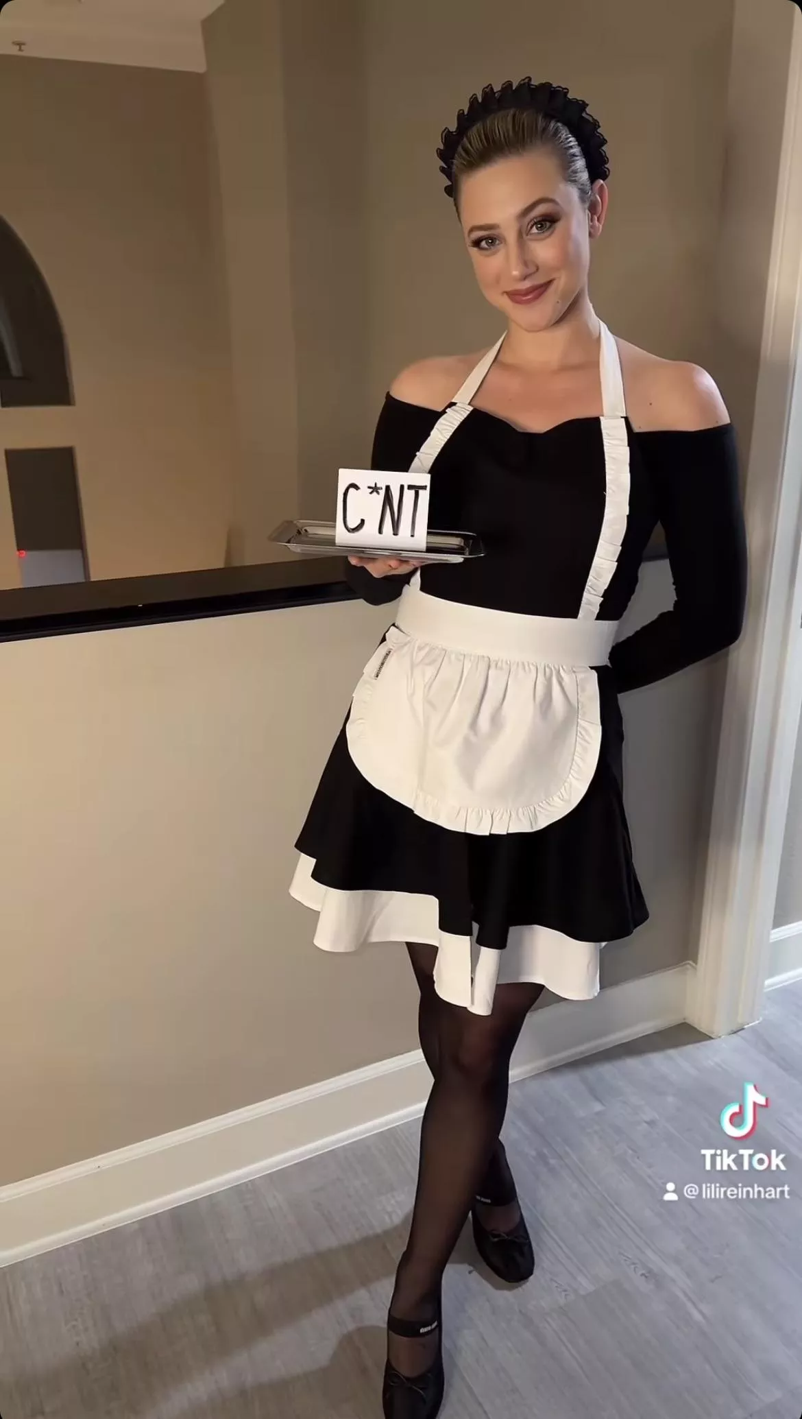 Lili Reinhart as your maid