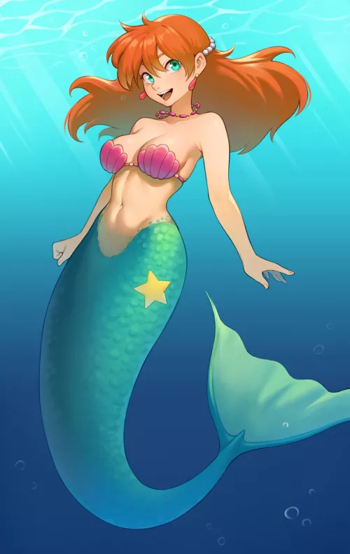 Mermaid Misty by @cheshirrrrrko