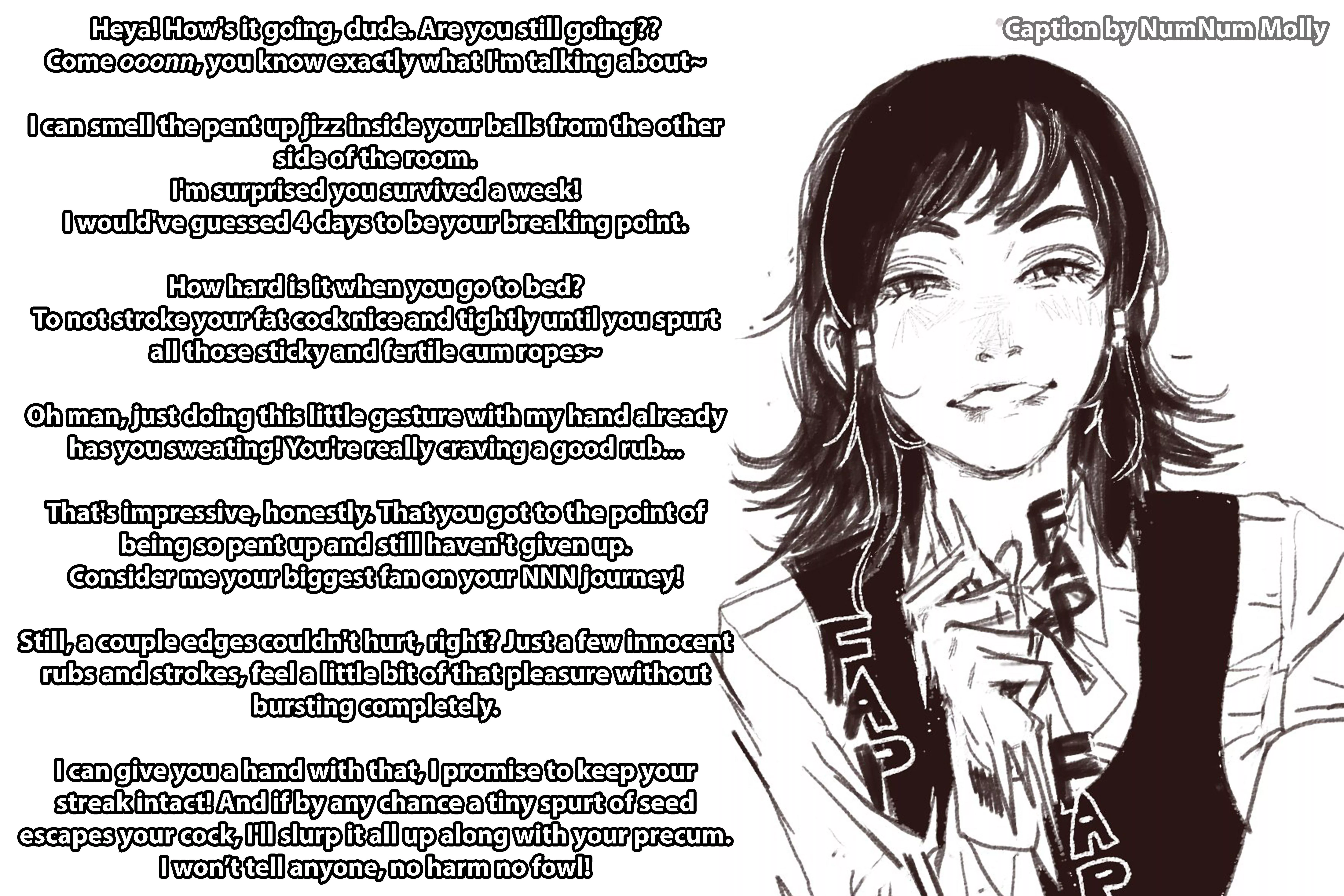 NNN's Biggest Fan [Teasing][No Nut November][Handjob Gesture][Edging][Cum Slurping][Artist: Mossacannibalis]