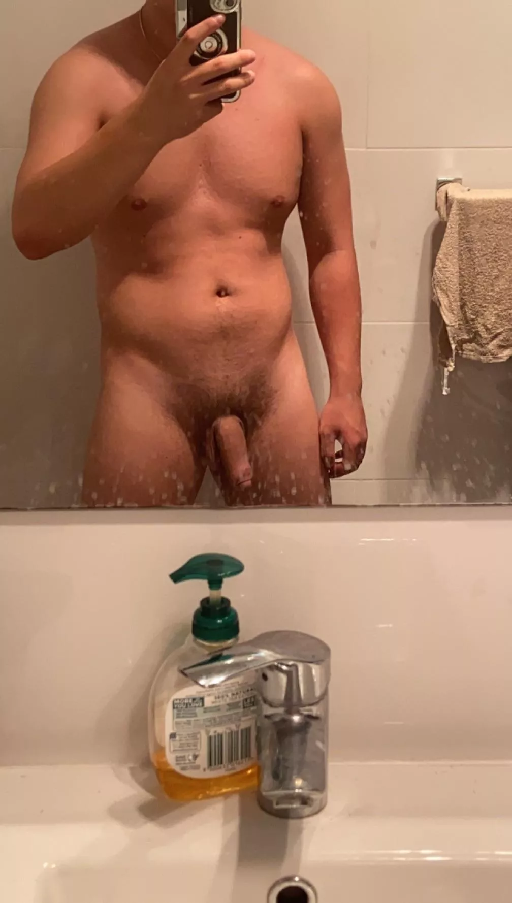Ready for shower