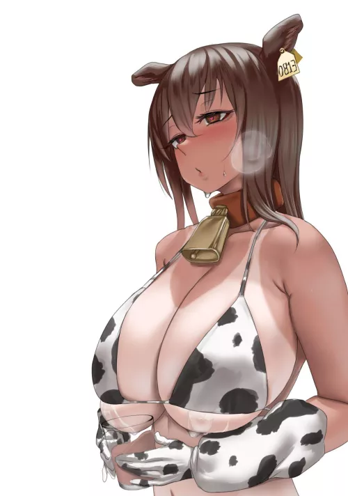 She loves being milked