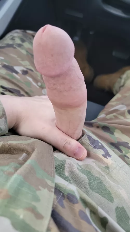 Should I keep the uniform on while you suck it?