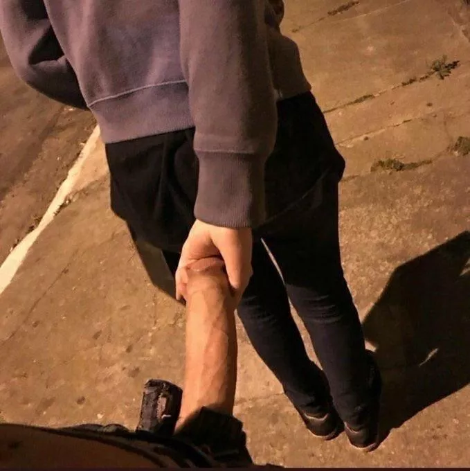 Taking the dog out for a walk