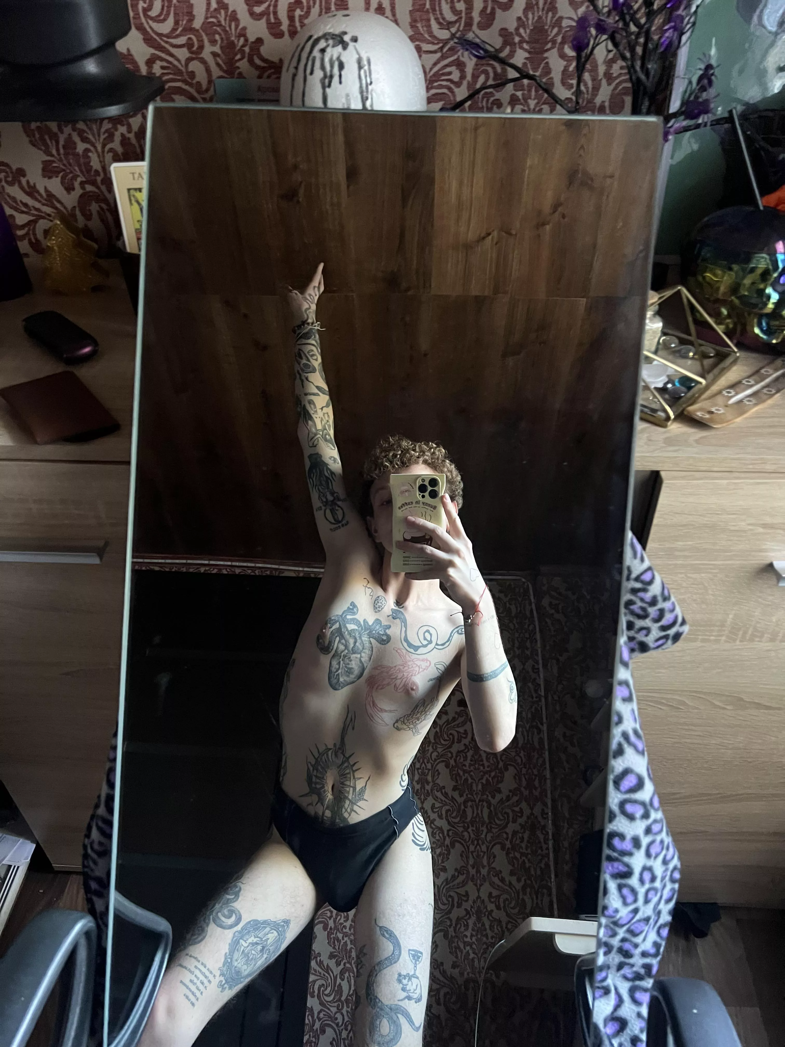 Would you let me go to work in this thongs?