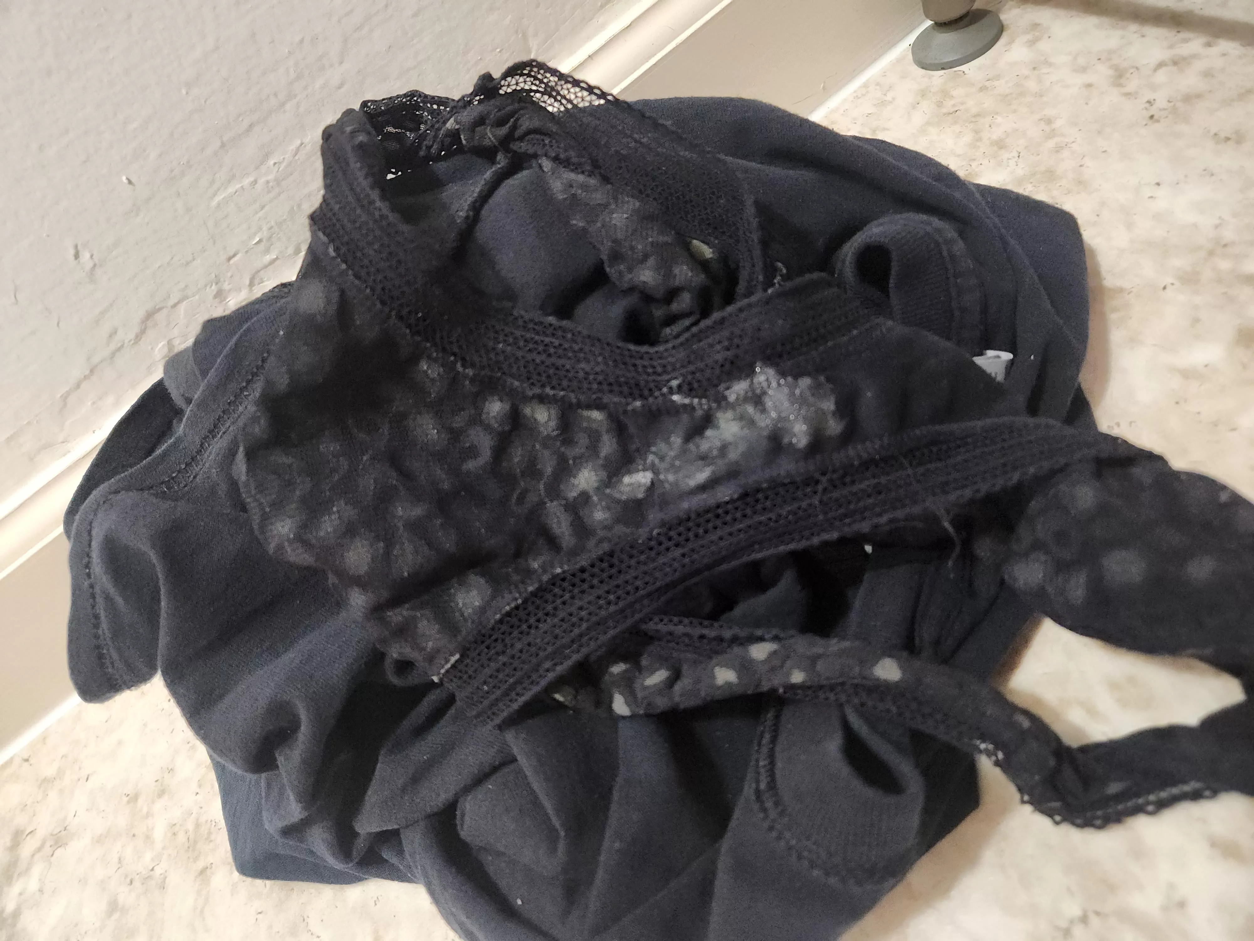 Your roommate forgets these on the bathroom floor... what do you do?