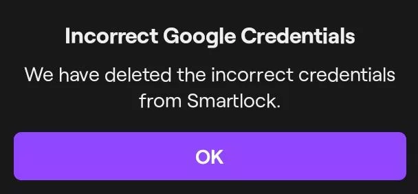 Cannot login to twitch