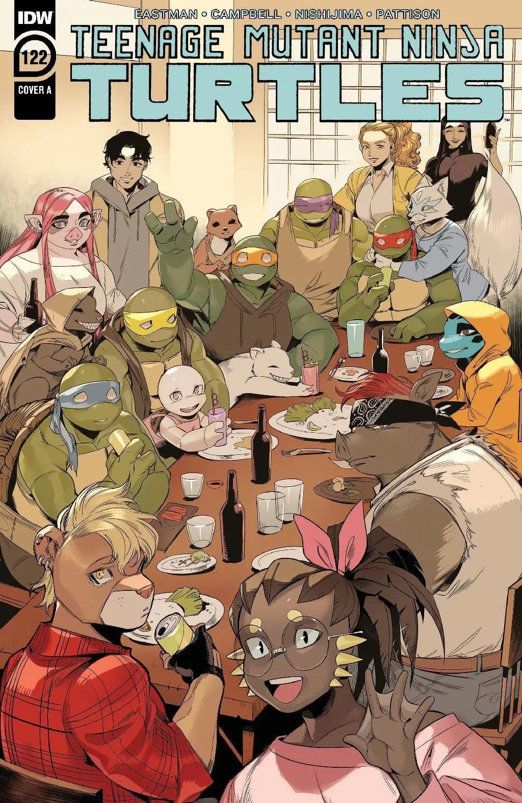 Did anybody know that the TMNT comics were this furry?