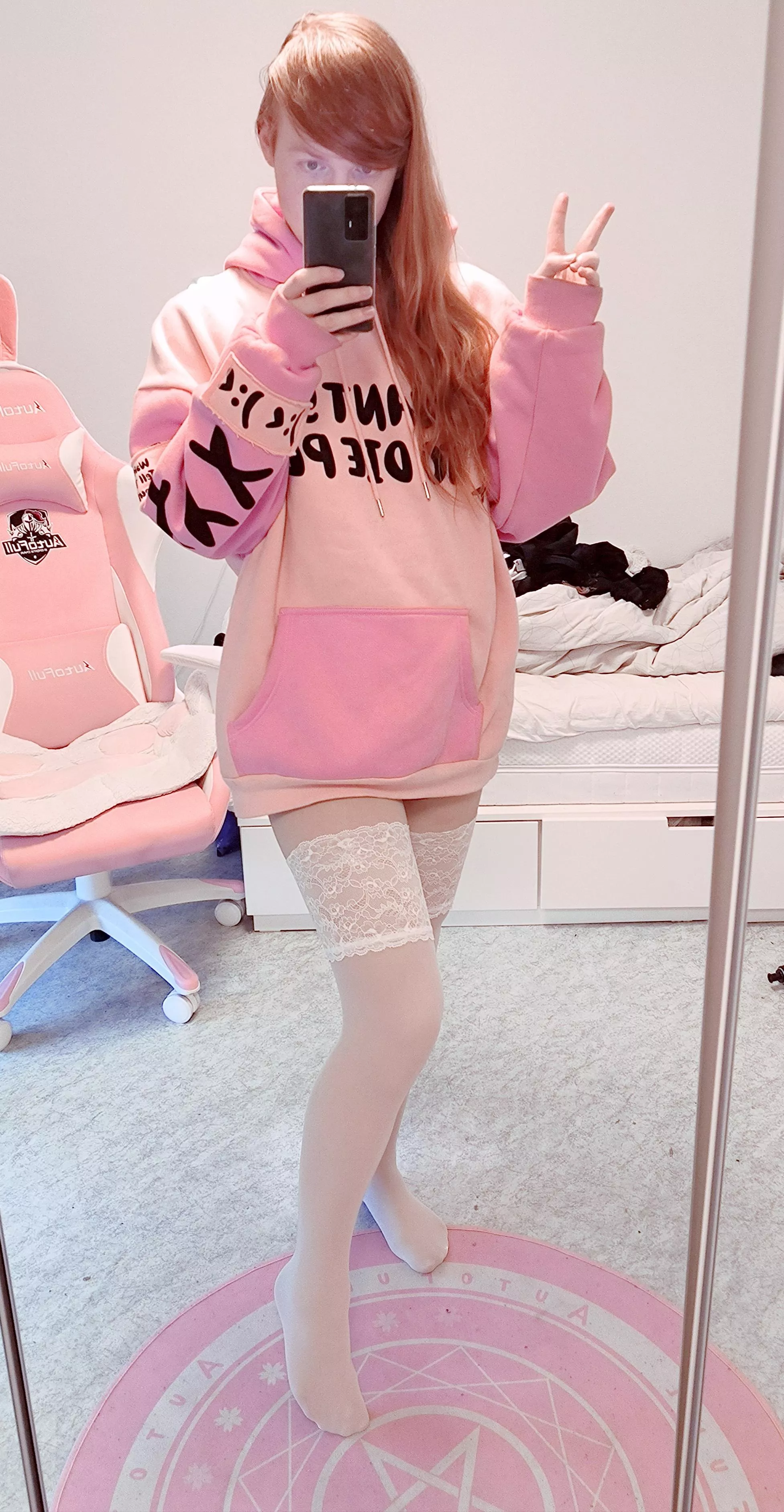 Do you like my stockings? 🩷