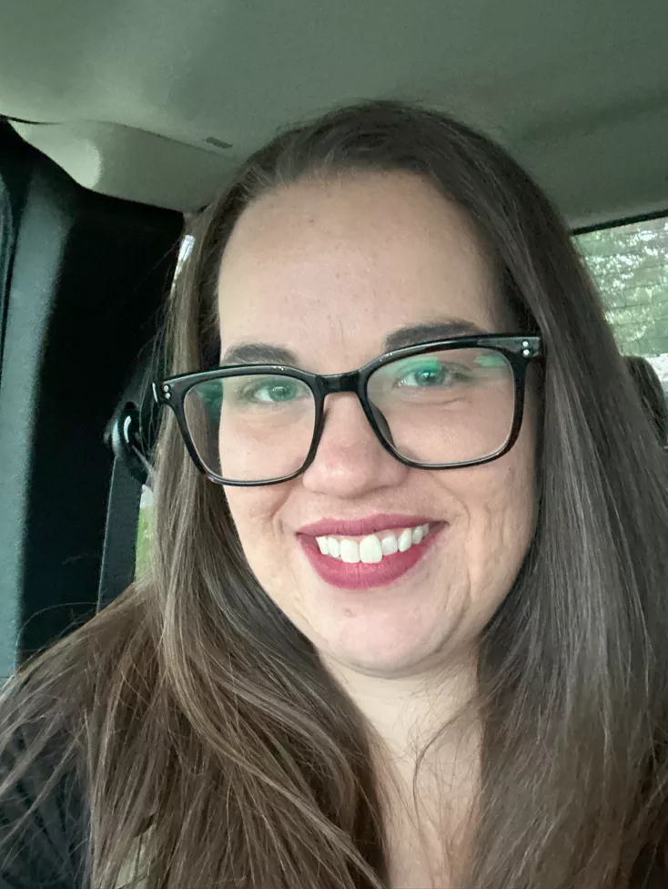 Felt cute in the car before work🥰