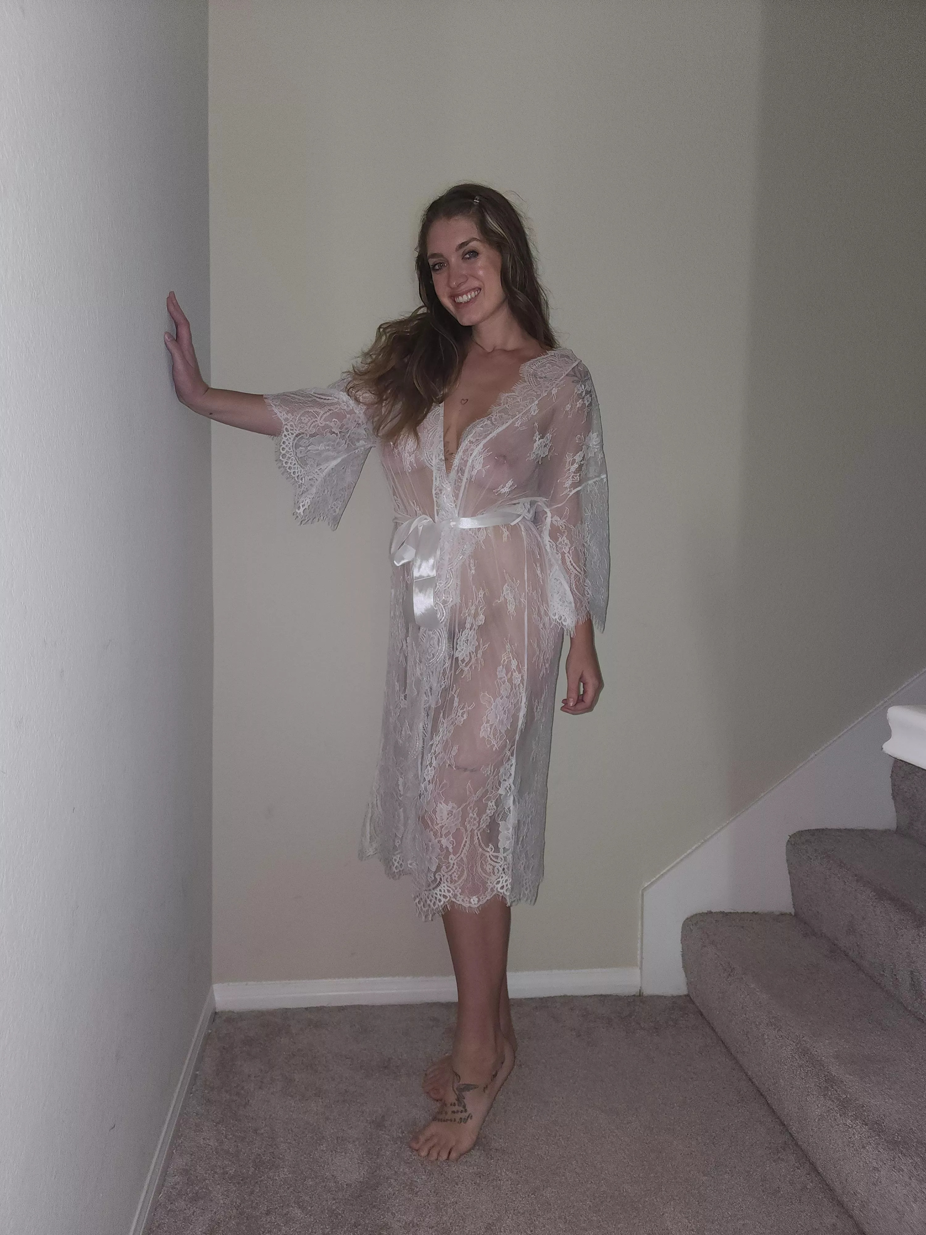 Like my new sheer robe?