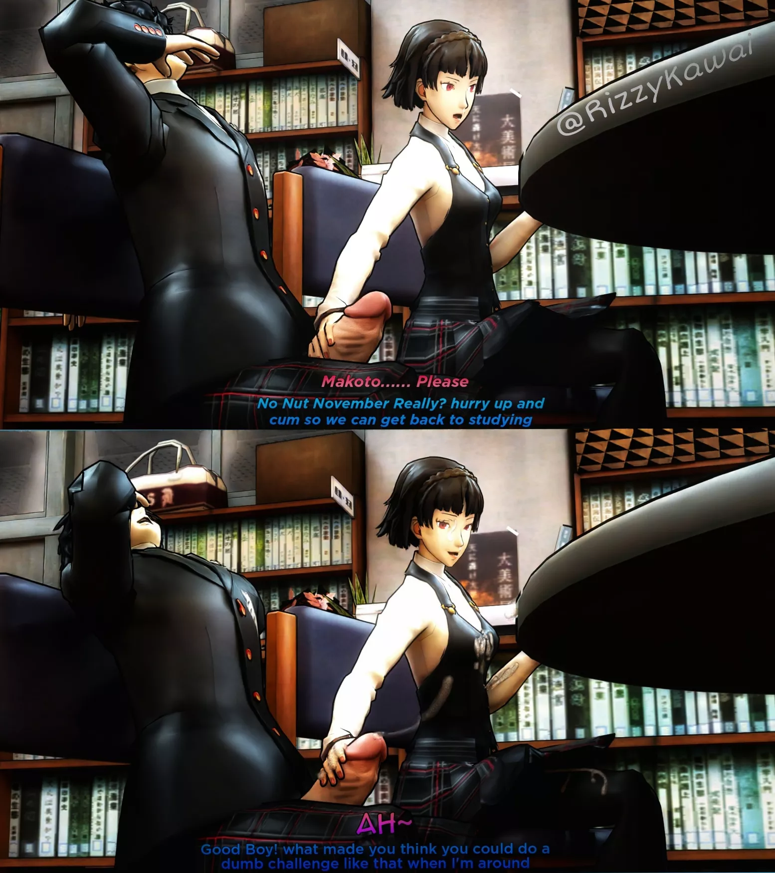 Makoto always wins in the end (@RizzyKawai)