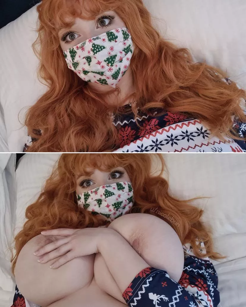 Nicole is🔥in all shades of red!