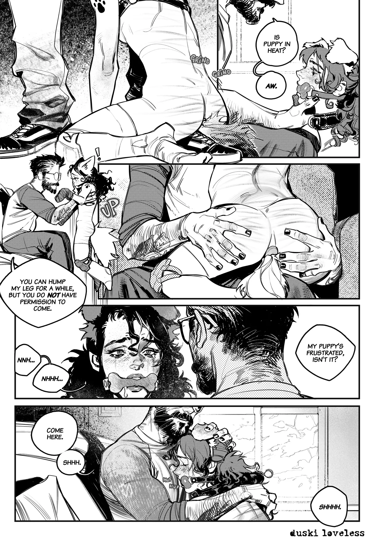 Petgirl in heat (@duskidraws)