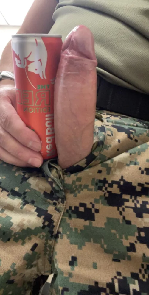 Ready for round xx 😏 I brought an energy drink for you.