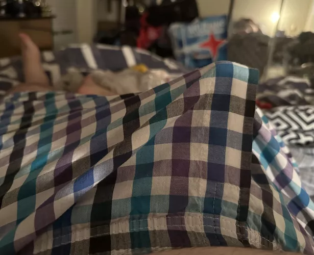 Ready to rip through my boxers