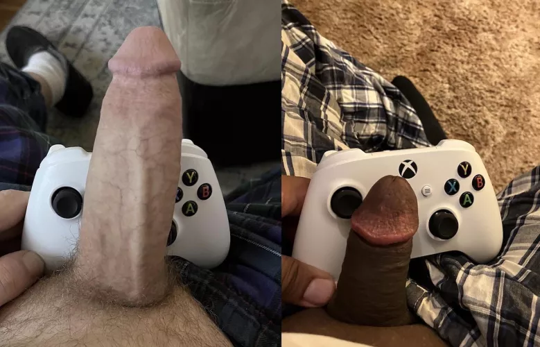 Same controller, very different cocks