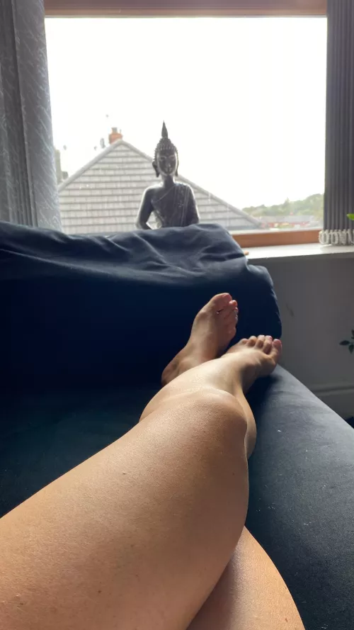 Start with my feet 😈