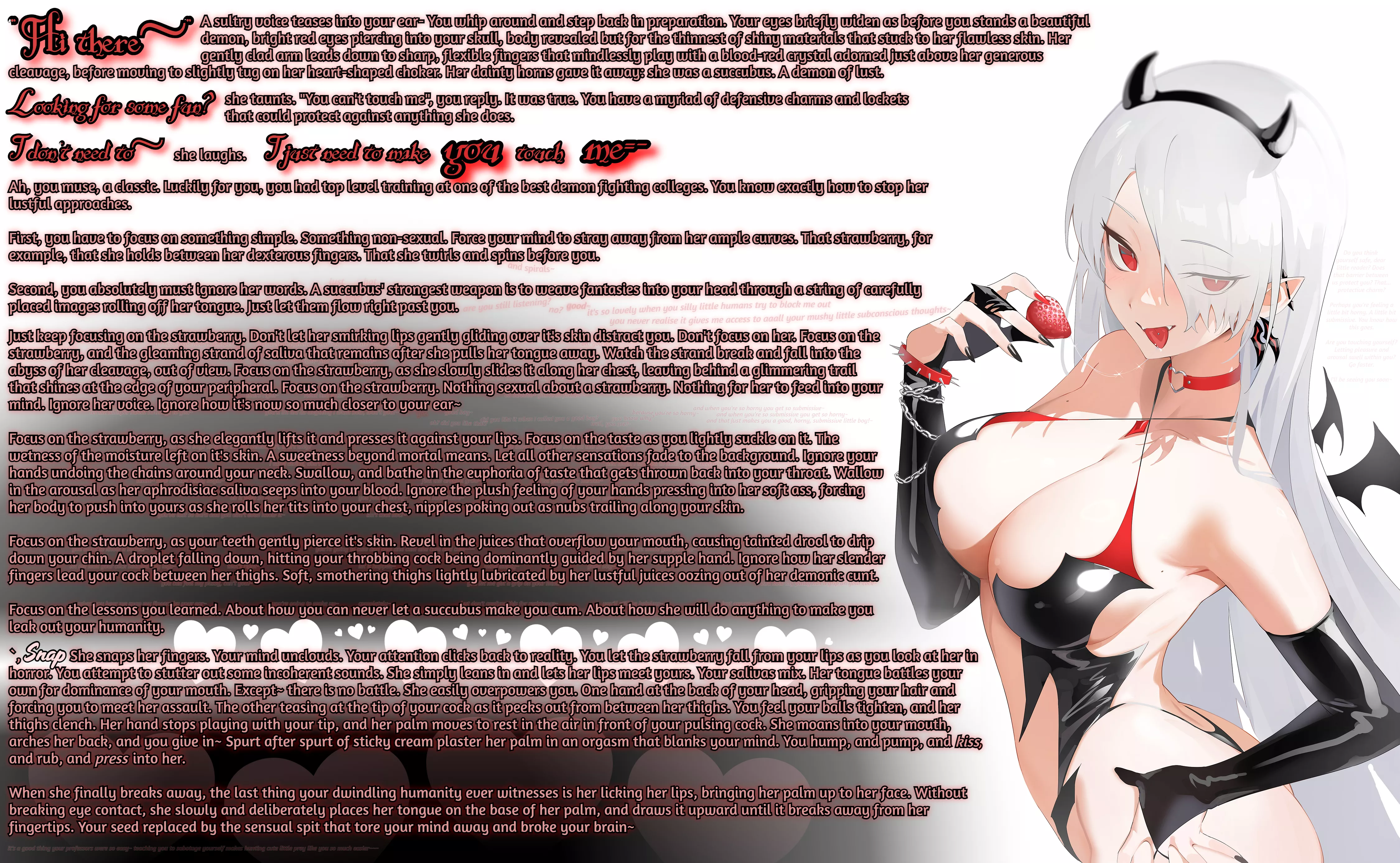 Strawberry Succubus~ [Succubus] [Hypnosis] [Seduction] [Femdom] [Teasing] [Fantasy]
