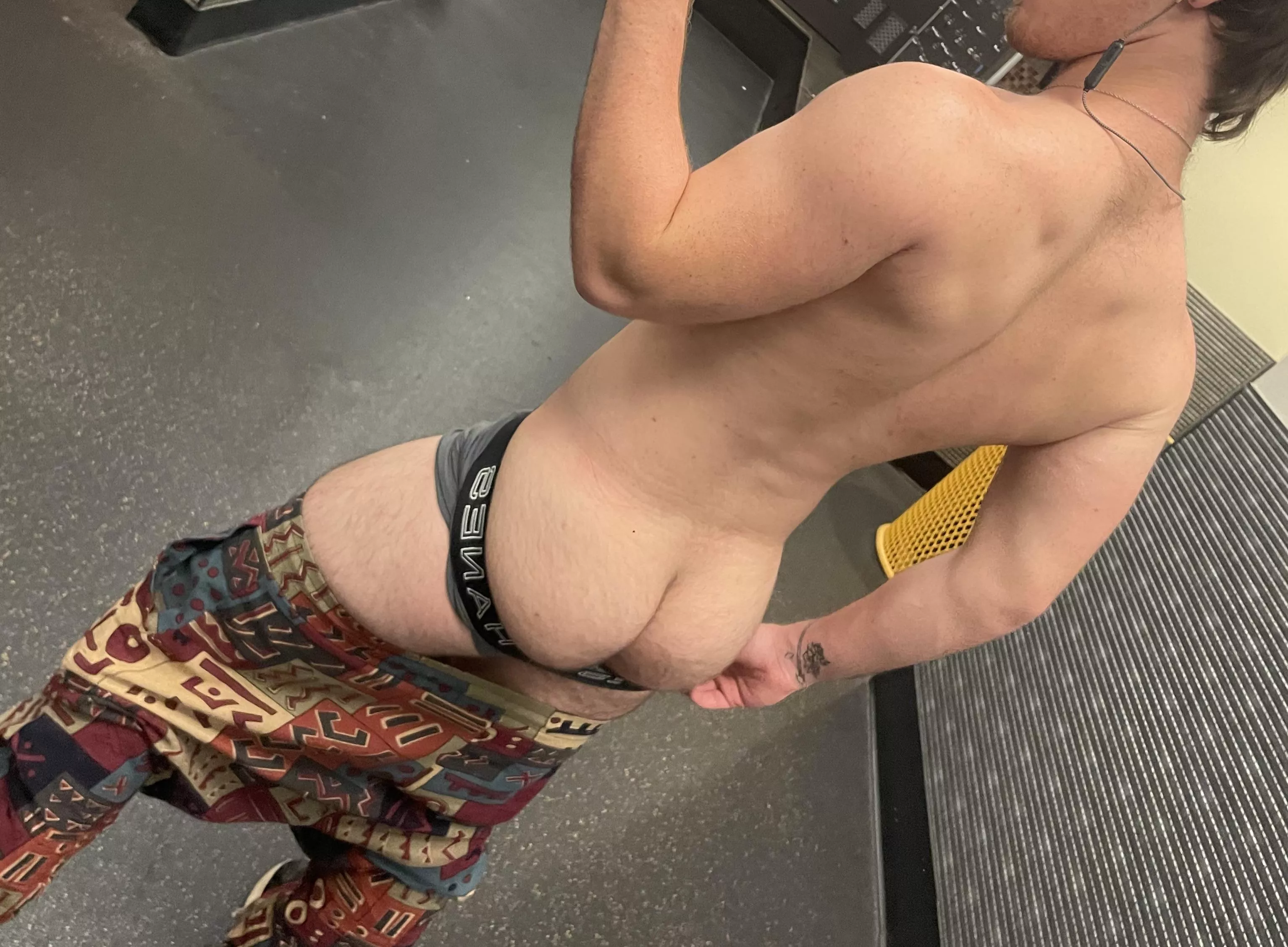 trained glutes today