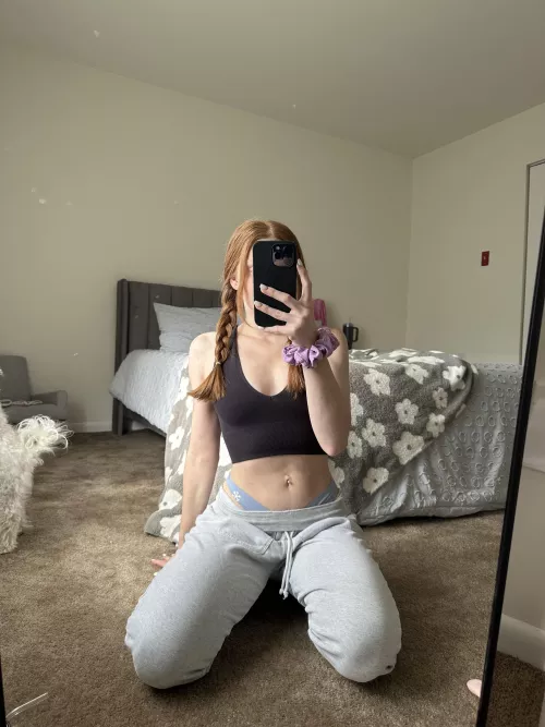 You like how my panty is peeping out?