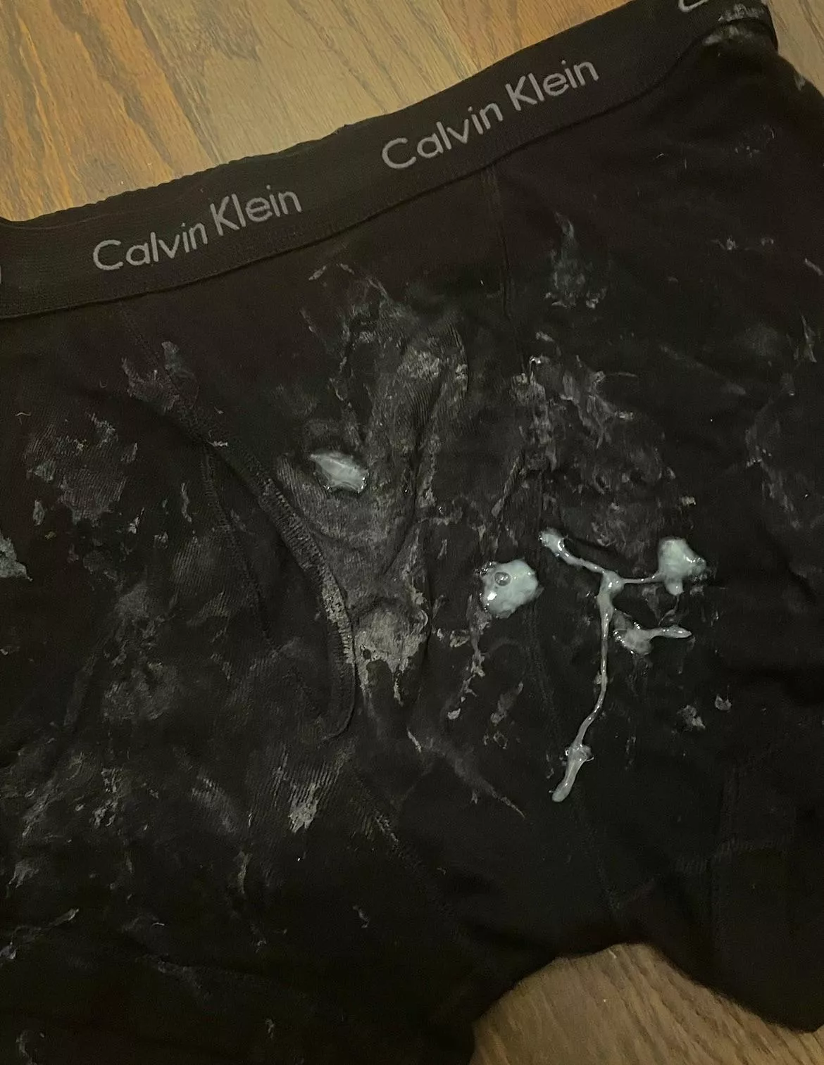 Cum soaked and crusted